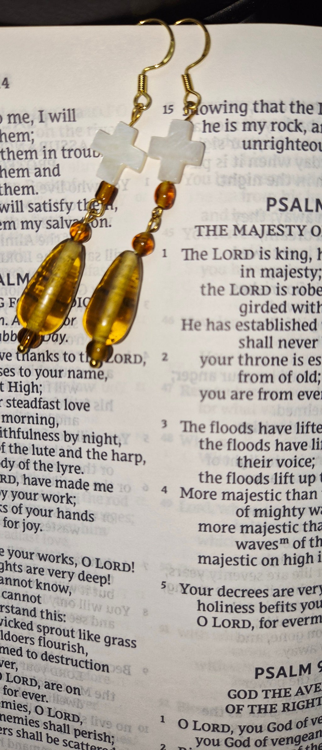 Olivia's Cross Earrings
